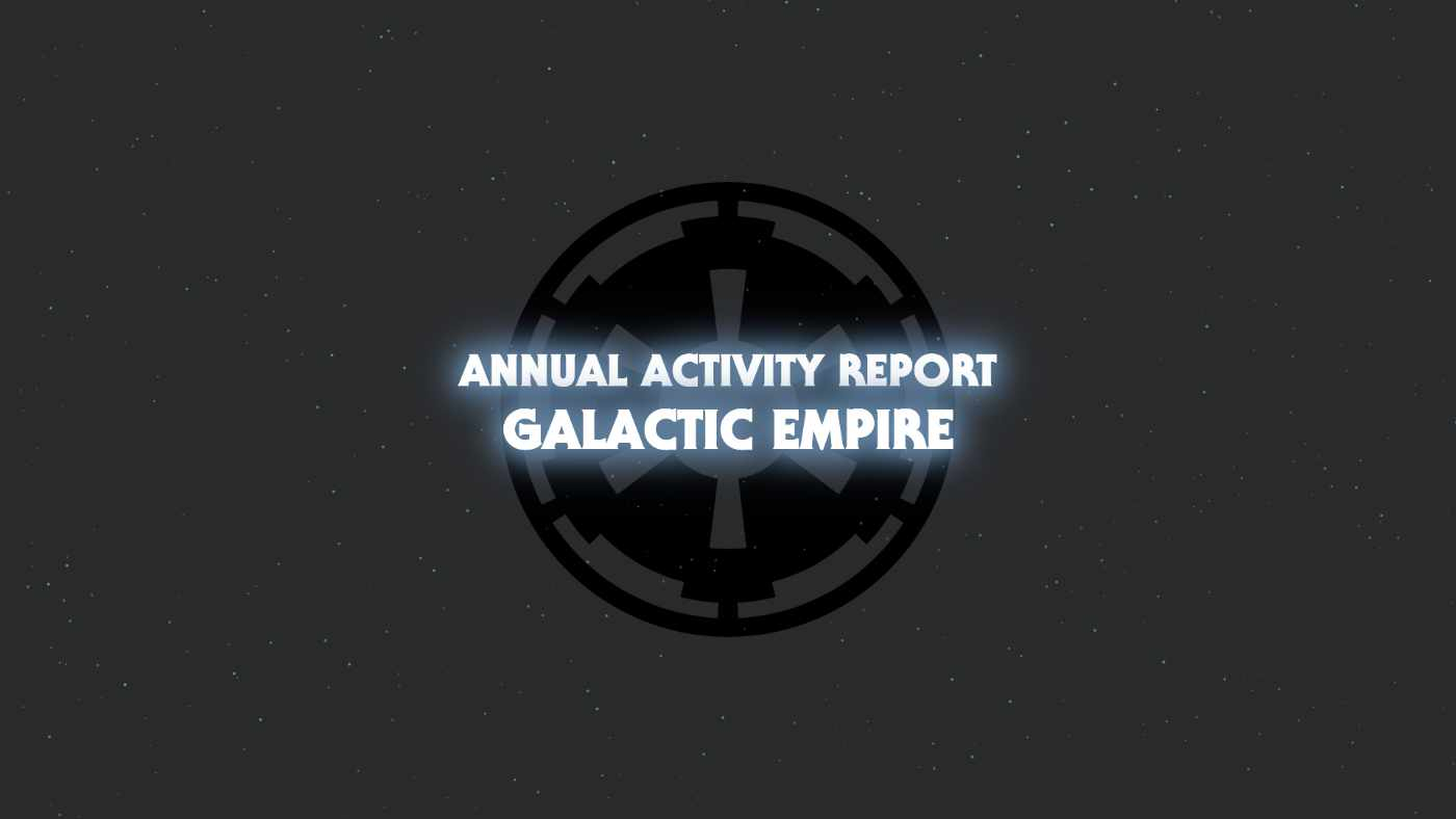 Empire annual report hero section